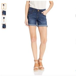 NWOT Democracy  "Ab"Solution  Indigo Shorts